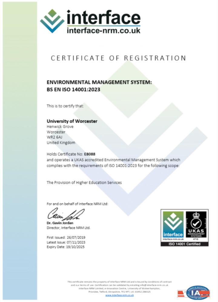 UK Interface certificate of registration Word and PDF template